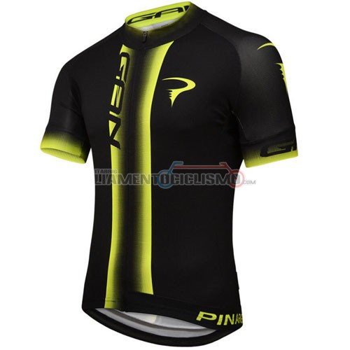 Abbigliamento Ciclismo Pinarello 2016 nero giallo
