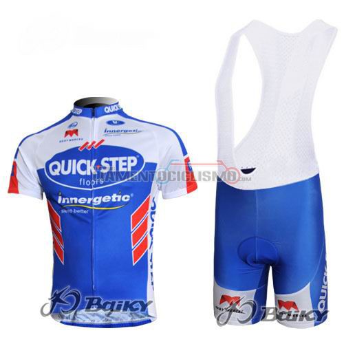 Abbigliamento Ciclismo Quick Step 2011 celeste e bianco