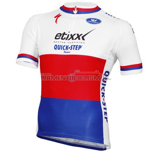 Abbigliamento Ciclismo Quick Step 2016 bianco e rosso