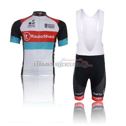 Abbigliamento Ciclismo Radioshack 2013 nero e bianco