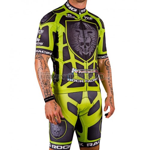 Abbigliamento Ciclismo Rock Racing 2016 verde e marrone