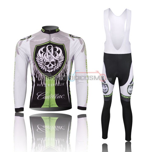 Abbigliamento Ciclismo Rock Racing ML 2013 nero e verde