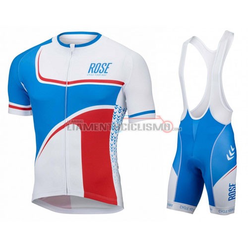 Abbigliamento Ciclismo Rose 2016 bianco e blu