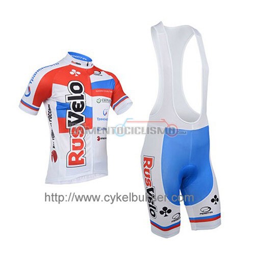 Abbigliamento Ciclismo RusVelo 2013 rosso e bianco