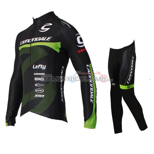 Abbigliamento Ciclismo Saxo Bank ML 2016 nero e verde