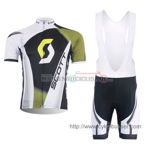 Abbigliamento Ciclismo Scott 2013 bianco e giallo