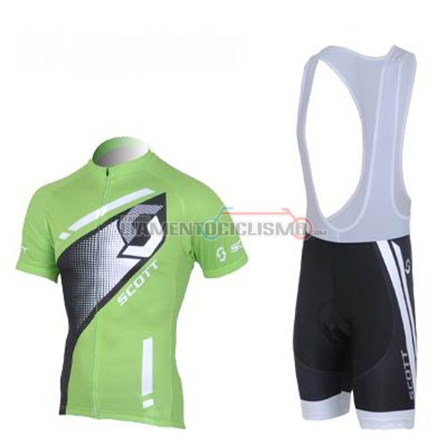 Abbigliamento Ciclismo Scott 2013 nero e verde