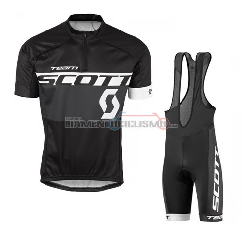 Abbigliamento Ciclismo Scott 2016 bianco e nero