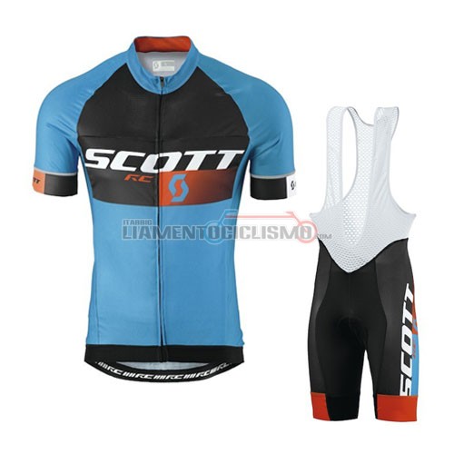 Abbigliamento Ciclismo Scott 2016 blu e arancione