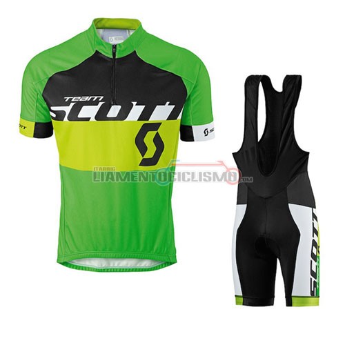 Abbigliamento Ciclismo Scott 2016 giallo e verde