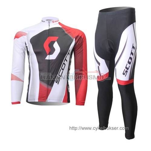 Abbigliamento Ciclismo Scott ML 2013 bianco e rosso