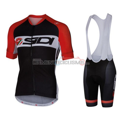 Abbigliamento Ciclismo Sidi 2016 nero e rosso