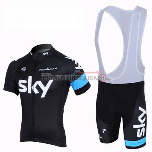 Abbigliamento Ciclismo Sky 2013 nero