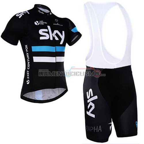 Abbigliamento Ciclismo Sky 2016 nero