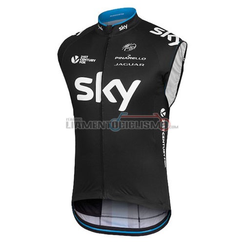 Gilet Antivento Sky 2016 nero e nero