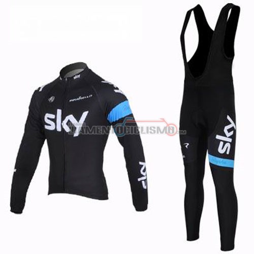 Abbigliamento Ciclismo Sky ML 2013 nero