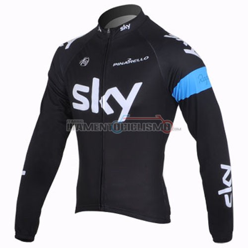 Abbigliamento Ciclismo Sky ML 2013 nero  