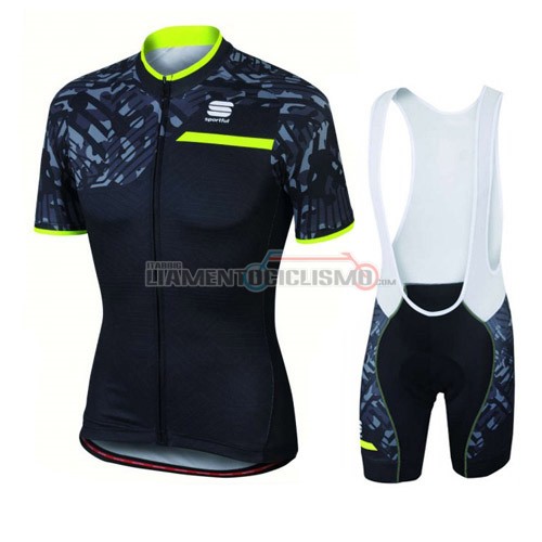 Abbigliamento Ciclismo Sportful 2016 verde e nero