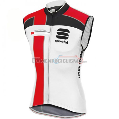 Gilet Antivento Sportful 2016 rosso e bianco