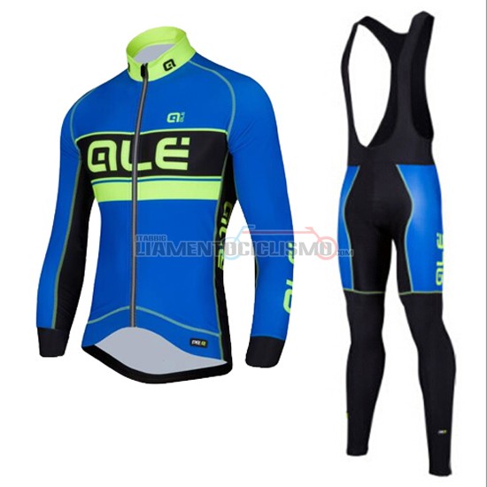 Abbigliamento Ciclismo ALE ML 2016 blu e verde