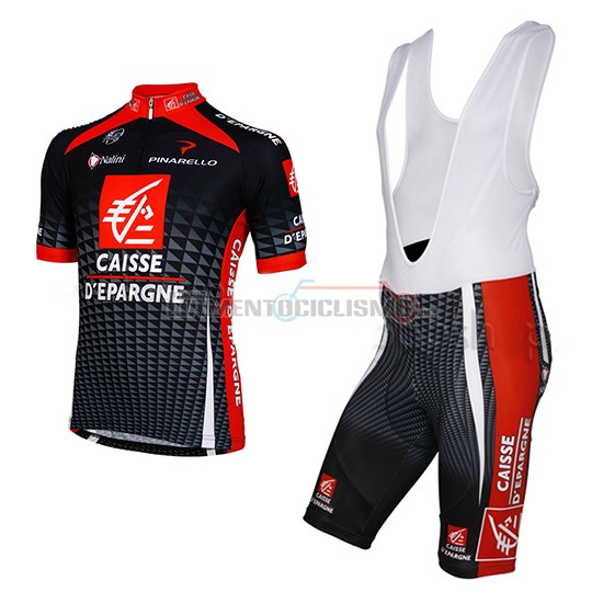 Abbigliamento Ciclismo Caisse d Epargne 2010 nero e bianco