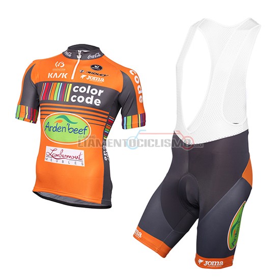 Abbigliamento Ciclismo Color Code 2016 arancione