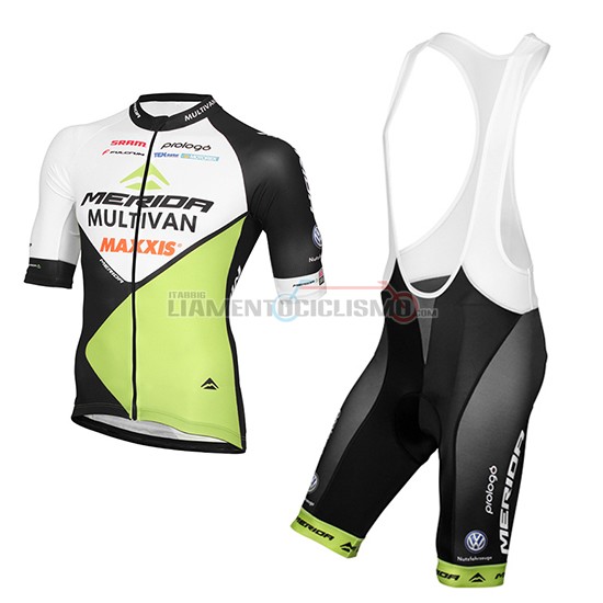 Abbigliamento Ciclismo Multivan Merida 2016 verde e bianco