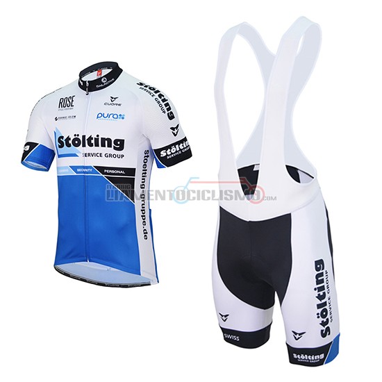 Abbigliamento Ciclismo Stolting 2017 bianco e blu