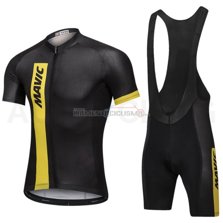 2018 Abbigliamento Ciclismo Mavic Manica Corta Nero