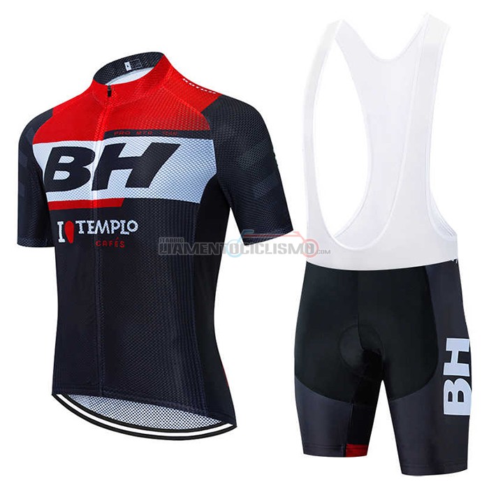 Abbigliamento Ciclismo BH Templo Manica Corta 2020 Rosso Bianco Nero
