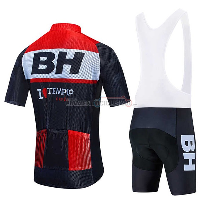 Abbigliamento Ciclismo BH Templo Manica Corta 2020 Rosso Bianco Nero