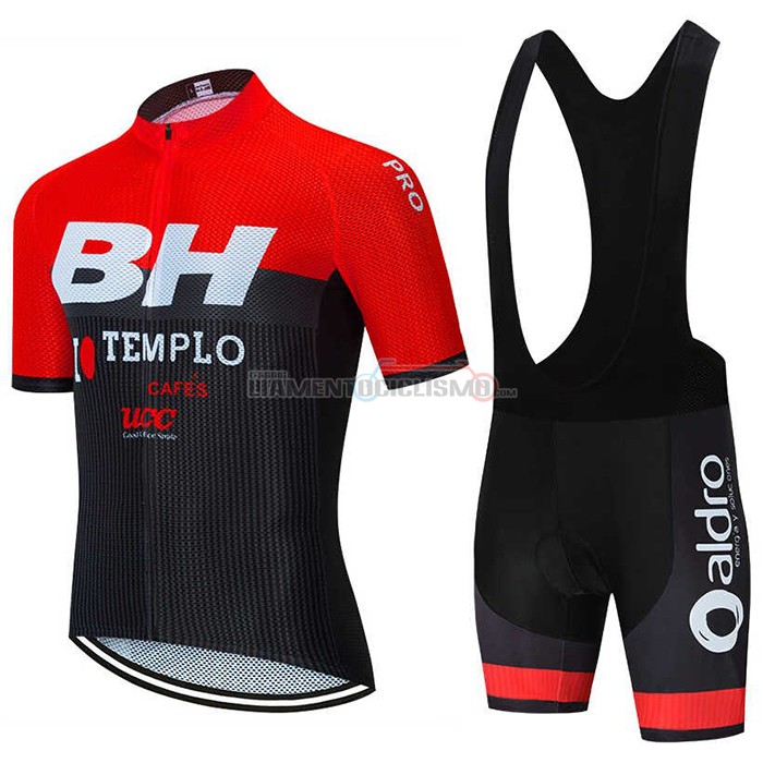 Abbigliamento Ciclismo BH Templo Manica Corta 2020 Rosso Nero Bianco