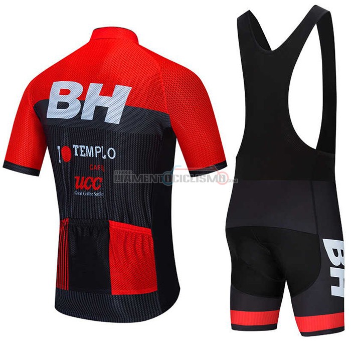Abbigliamento Ciclismo BH Templo Manica Corta 2020 Rosso Nero Bianco
