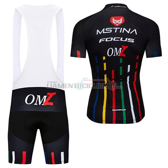 Abbigliamento Ciclismo MsTina Focus Manica Corta 2019 Nero