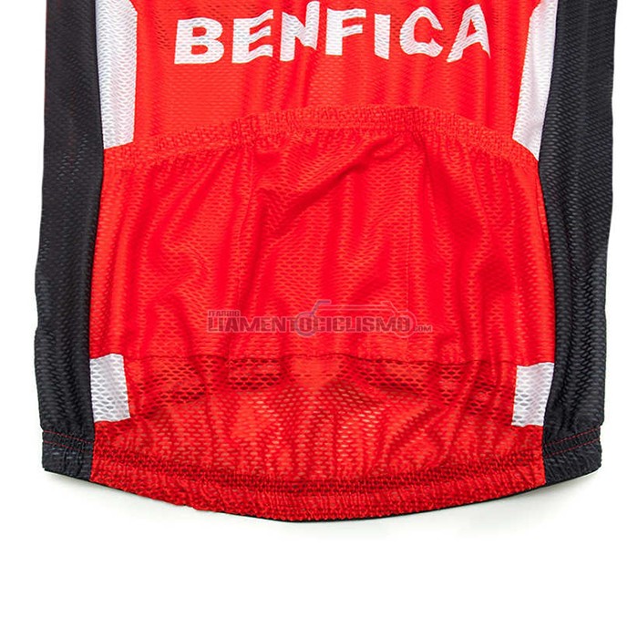 Abbigliamento Ciclismo S.L. Benfica Manica Corta 2020 Rosso Nero