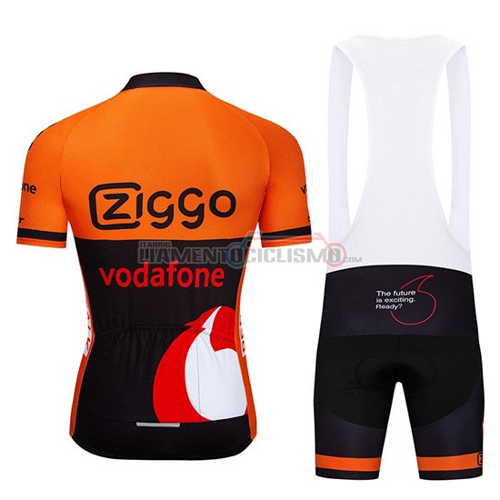 Abbigliamento Ciclismo Ziggo Manica Corta 2019 Arancione Nero