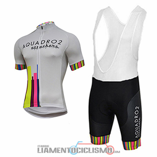 Abbigliamento Ciclismo Aquadro Attackers 2017 Bianco