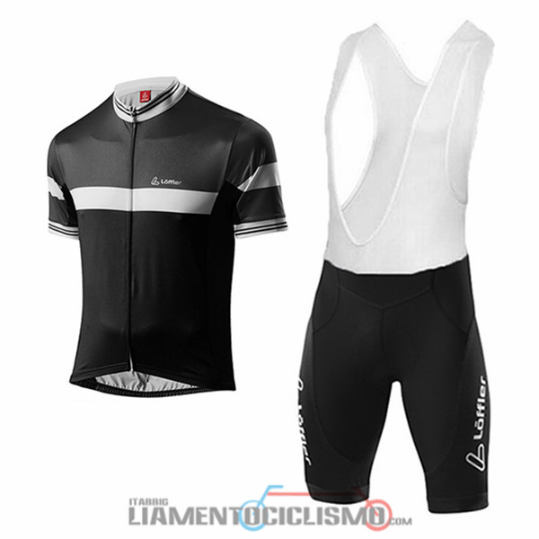 Abbigliamento Ciclismo Loffler 2017 Nero e Grigio