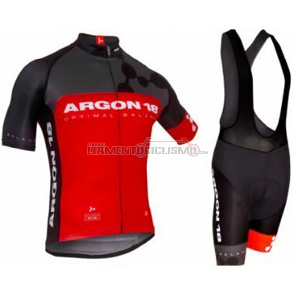 Abbigliamento Ciclismo Argon 2017 rosso