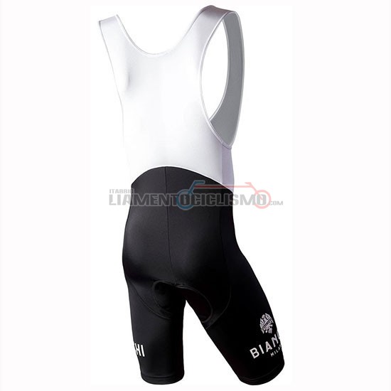 Abbigliamento Ciclismo Bianchi Milano Conca Manica Corta 2019 Nero Rosso