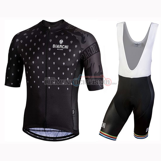 Abbigliamento Ciclismo Bianchi Mtx Manica Corta 2019 Nero