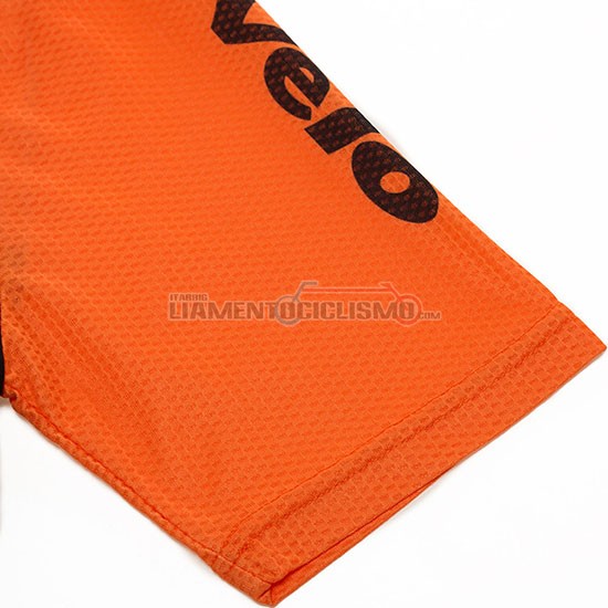 Abbigliamento Ciclis Cervelo Manica Corta 2018 Arancione e Nero