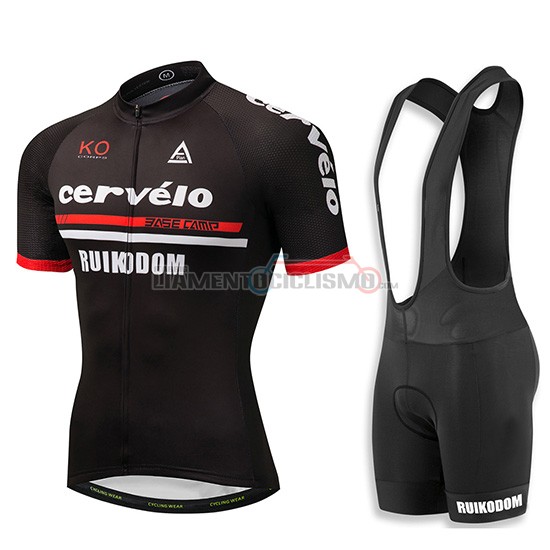 Abbigliamento Ciclis Cervelo Manica Corta 2018 Nero