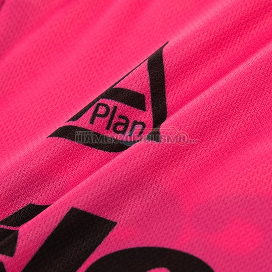 Abbigliamento Ciclis Cervelo Manica Corta 2018 Rosa e Nero
