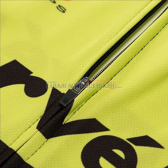 Abbigliamento Ciclis Cervelo Manica Corta 2018 Verde e Nero