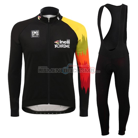 Abbigliamento Ciclismo Cinelli ML 2016 nero e giallo