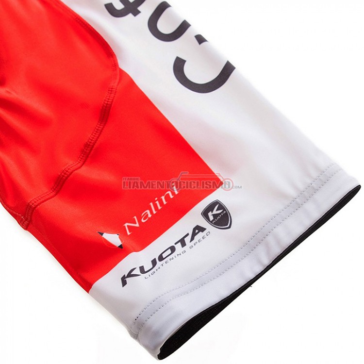 Abbigliamento Ciclismo Cofidis Manica Corta 2018 Rosso e Bianco