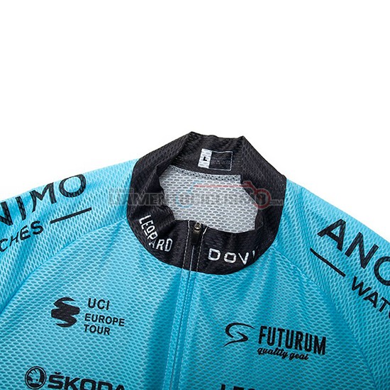 Abbigliamento Ciclismo Leopard Natural Manica Corta 2020 Blu Nero