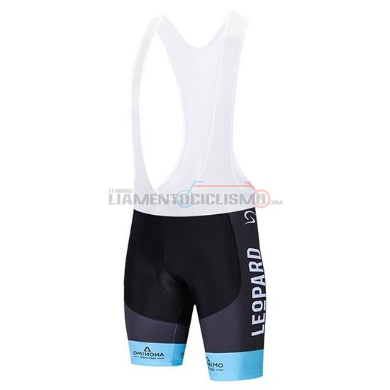 Abbigliamento Ciclismo Leopard Natural Manica Corta 2020 Blu Nero