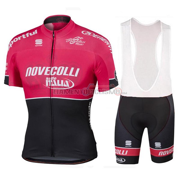 Abbigliamento Ciclismo Novecolli 2017 rosso e nero